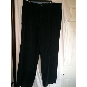 Vintage Men's Tommy Hilfiger Golf Pleated 4Pocket Corduroy Pants Navy Blue 40x32